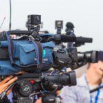news camera to evoke news media