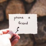 card with text "phone a friend"